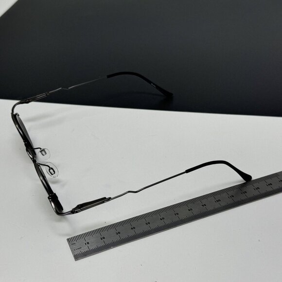 Jonathan Cate Eyeglasses Frames Mayaman 39 [] 28 Gray W Black Stripes Geometric - Picture 12 of 16